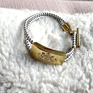Juicy Couture Gold and Black Bracelet NWT